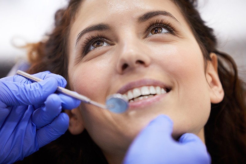 Dental Exam Closeup