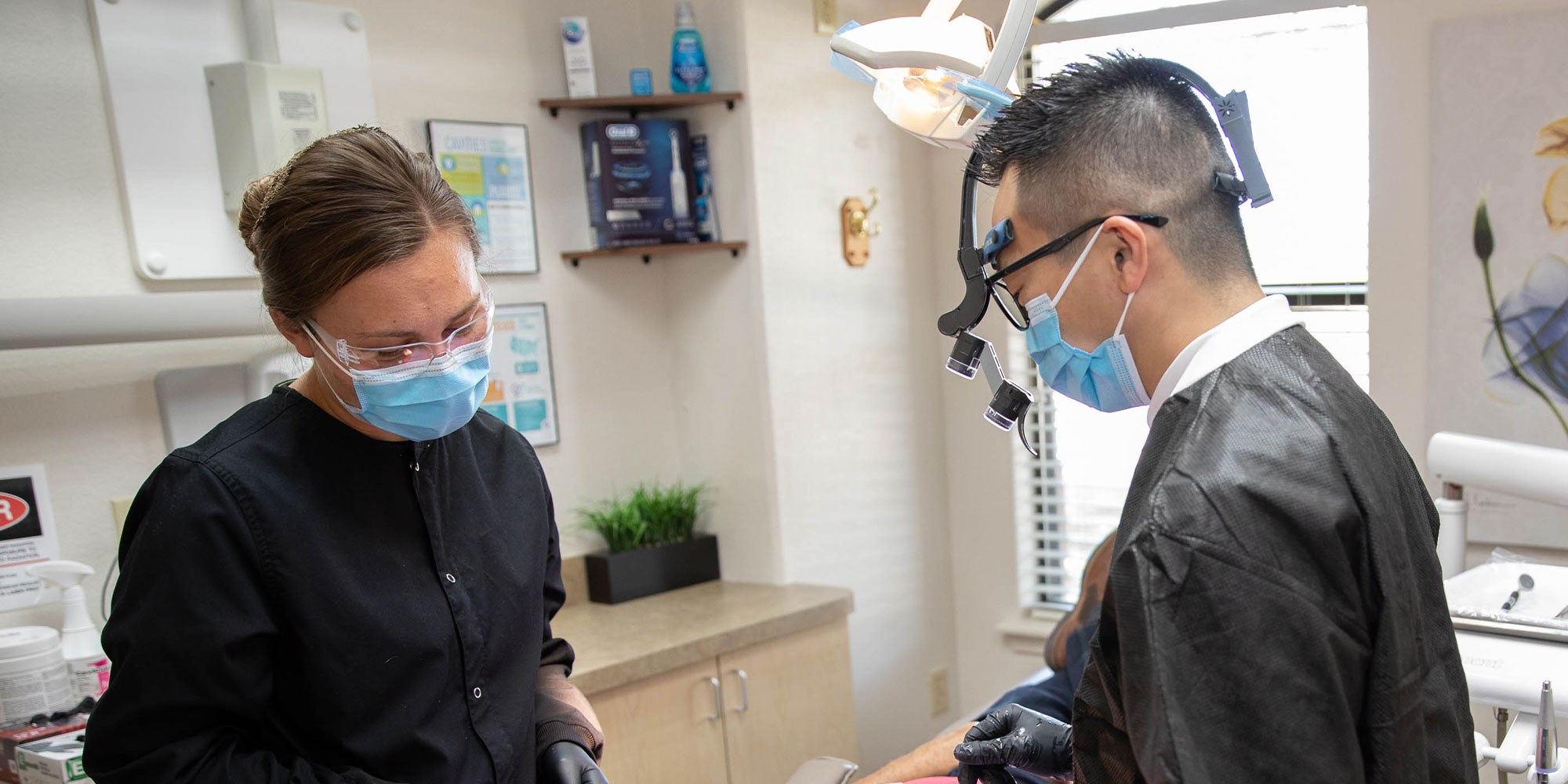 dr. hua performing root canal