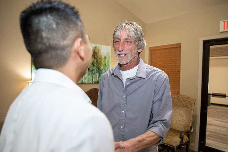 sedation dentistry patient smiling